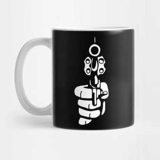 Pew Pew Handgun Pistol Mug